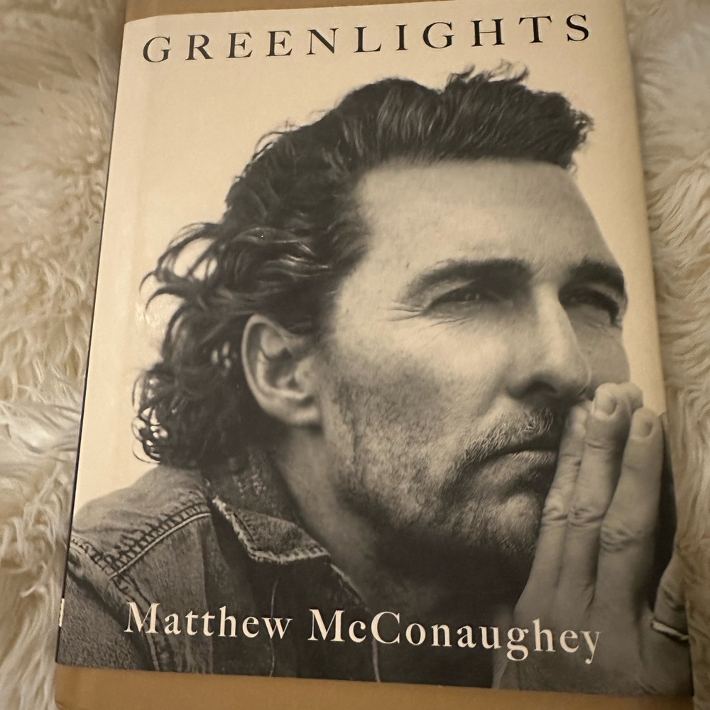 Greenlights by Matthew McConaughey Hardcover Book